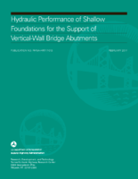 Hydraulic Performance of Shallow Foundations for the Support of VerticalWall Bridge Abutments