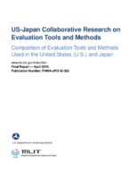 Comparison of Evaluation Tools and Methods Used in the United States US and Japan
