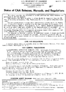 Status CAA Releases Manuals And Regulations