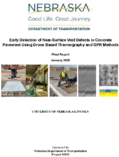 Early Detection of NearSurface Void Defects in Concrete Pavement Using DroneBased Thermography and GPR Methods
