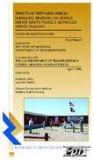Effects of Defensive Vehicle Handling Training on Novice Driver Safety Phase 2 Advanced Driving Training