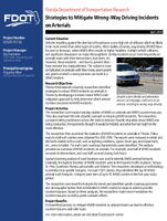 Strategies to Mitigate WrongWay Driving Incidents on Arterials Summary