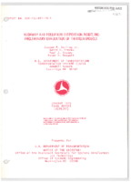 Highway Air Pollution Dispersion Modeling Preliminary Evaluation of Thirteen Models 1978