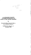 An Inventory of State Economic Regulation of Agricultural Motor Carriers