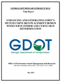 Enhancing and Generating GDOTs MUTCD Curve Sign Placement Design with Curve Finder and Curve Sign Determination