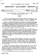 Investigation of Aircraft Accident CAPITAL AIRLINES CHASE MARYLAND 19590512