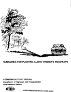 Guidelines for planting along Virginias roadways