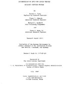 Documentation of Input for Single Vehicle Accident Computer Program
