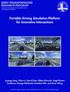 Portable Driving Simulation Platform for Innovative Intersections