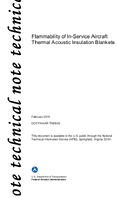 Flammability of InService Aircraft Thermal Acoustic Insulation Blankets