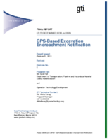 GPSBased Excavation Encroachment Notification