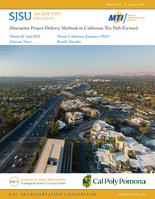 Alternative Project Delivery Methods in California The Path Forward