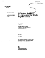 NVersion Software Demonstration for Digital Flight Controls
