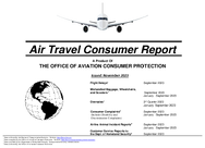 Air Travel Consumer Report November 2023