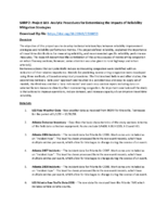 Analytical Procedures for Determining the Impacts of Reliability Mitigation Strategies supporting datasets