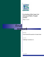 Evaluation of the Cape Cod Advanced Public Transit System Phase 1 and 2