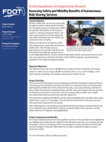 Assessing Safety and Mobility Benefits of Autonomous Ride Sharing Services Summary