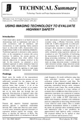 Using Imaging Technology to Evaluate Highway Safety Technical Summary
