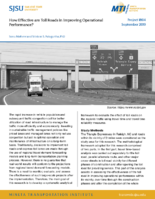 How Effective Are Toll Roads in Improving Operational Performance Summary