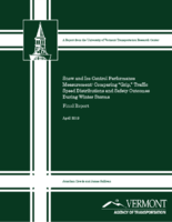 Snow and Ice Control Performance Measurement Comparing Grip Traffic Speed Distributions and Safety Outcomes During Winter Storms