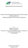 Hybrid AFrame MicropileGeosythetic Reinforced Wall With Impact Barrier Design Development and Construction Approach