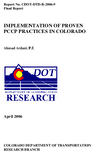 Implementation of Proven PCCP Practices in Colorado