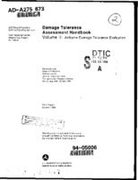 Damage tolerance assessment handbook Volume 2  airframe damage tolerance evaluation