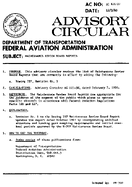 AC 1213J Maintenance Review Board Reports