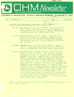 Office of Hazardous Materials Operations Newsletter July 1975