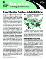 Driver Education Practices in Selected States Traffic Tech