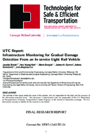 Infrastructure Monitoring for Gradual Damage Detection From an Inservice Light Rail Vehicle