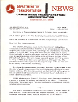 Department of Transportation News Urban Mass Transportation Administration UMTA 7336