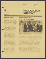 FAA Headquarters Intercom JulyDecember 1987