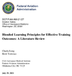 Blended Learning Principles for Effective Training Outcomes A Literature Review
