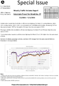 Special Issue  Weekly Traffic Volume Report Interstate Travel for Week No 27 752021  7112021