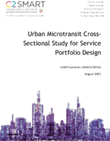 Urban Microtransit CrossSectional Study for Service Portfolio Design