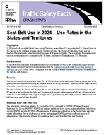Traffic Safety Facts Crash Stats Seat Belt Use in 2024  Use Rates in the States and Territories