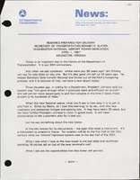 Secretary of Transportation Rodney Slater Speeches April 1997