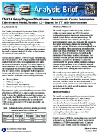 FMCSA Safety Program Effectiveness Measurement Carrier Intervention Effectiveness Model Version 12Report for FY 2016 Interventions Analysis Brief