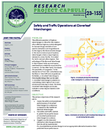 Safety and Traffic Operations at Cloverleaf Interchanges Project Capsules