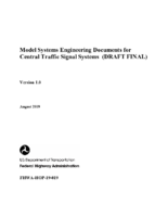 Model Systems Engineering Documents for Central Traffic Signal Systems