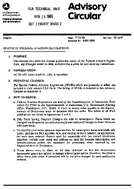 AC 0044W Status of Federal Aviation Regulations