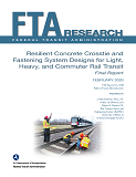 Resilient Concrete Crosstie and Fastening System Designs for Light Heavy and Commuter Rail Transit
