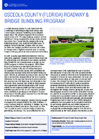 Osceola County Florida Roadway  Bridge Bundling Program