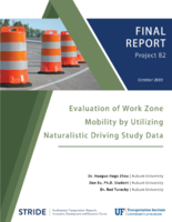 Evaluation of Work Zone Mobility by Utilizing Naturalistic Driving Study Data