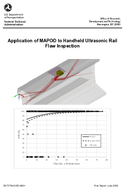 Application of MAPOD to Handheld Ultrasonic Rail Flaw Inspection