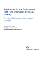 Applications for the environment  realtime information synthesis AERIS ecosignal operations  operational concept