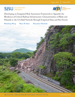 Developing an Integrated Risk Assessment Framework to Quantify the Resilience of Critical Railway Infrastructure Characterization of Risks and Hazards to the US Rail Network Through Empirical Data and Past Events