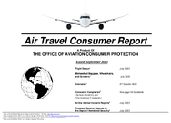 Air Travel Consumer Report September 2023