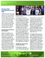 Tribal Transportation Case Study Consultation Wisconsin Tribal Consultation Process Case Study
